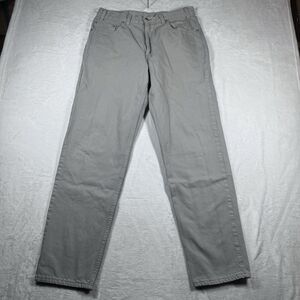 Vintage‎ Levi's 550 Red Tab 36x34 Gray Denim Jeans Made In USA 90s Y2K